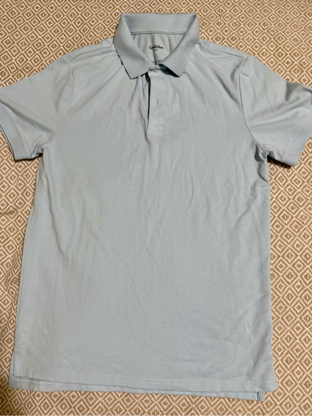 Goodfellow & Co Men's Pale Blue Polo Shirt